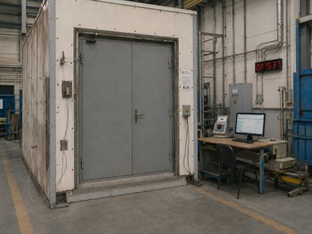 Испытания противопожарных дверей на огнестойкость