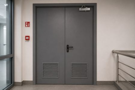 Вентиляционные решётки на противопожарные двери